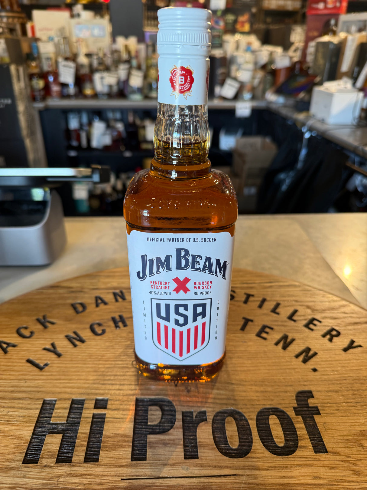 Jim beam 4 Year Bourbon USA Soccer Limited Edition 750ml