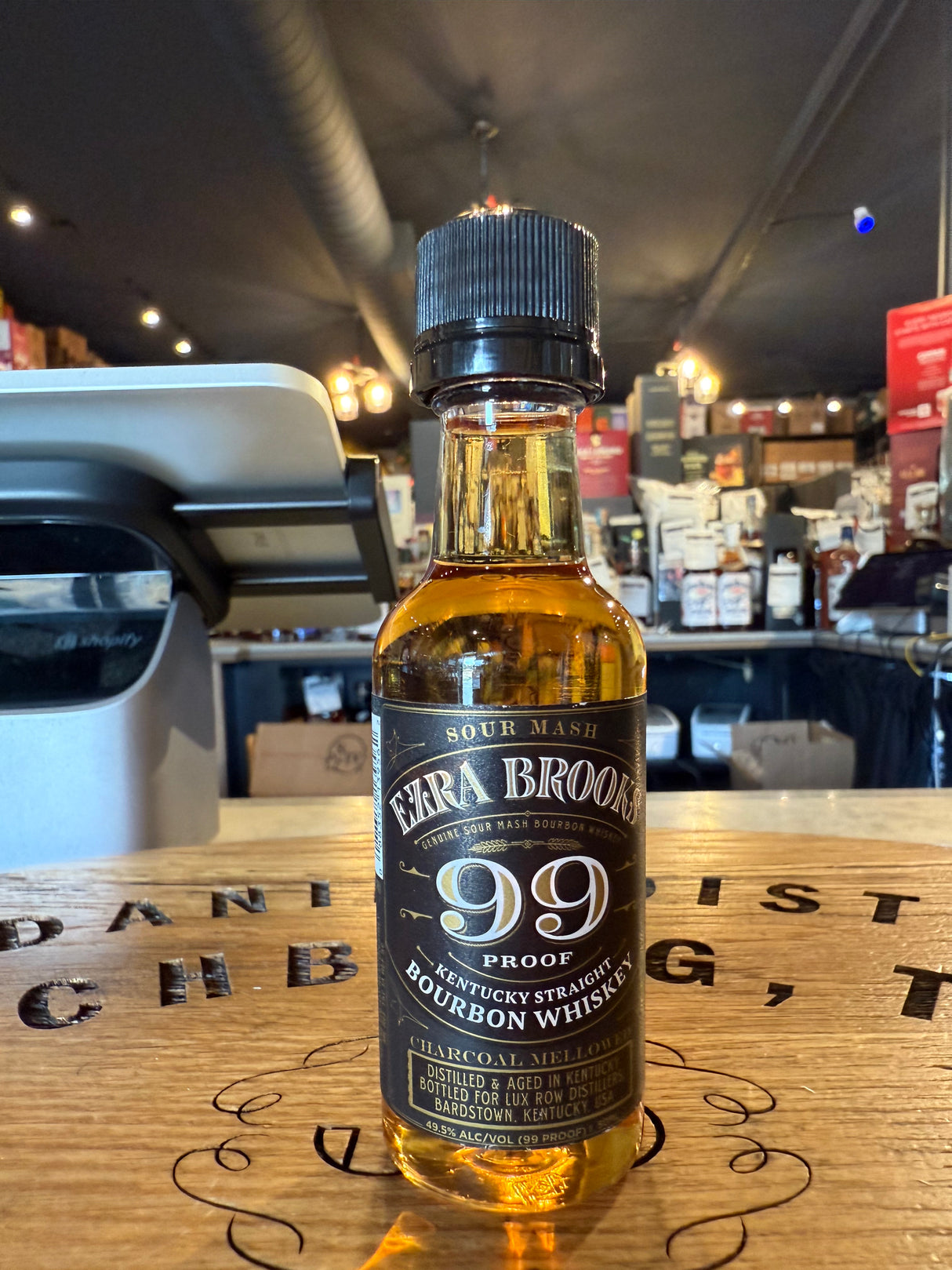 Ezra Brooks Straight Bourbon 99 proof Whiskey 50ml