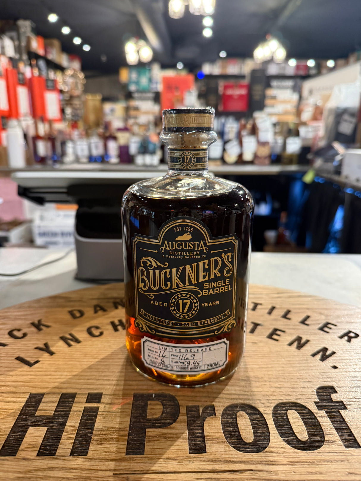 Buckner's 17 Year Single Barrel Hi Proof Pick #16 116.9 Proof Hi Proof Pick 750 mL