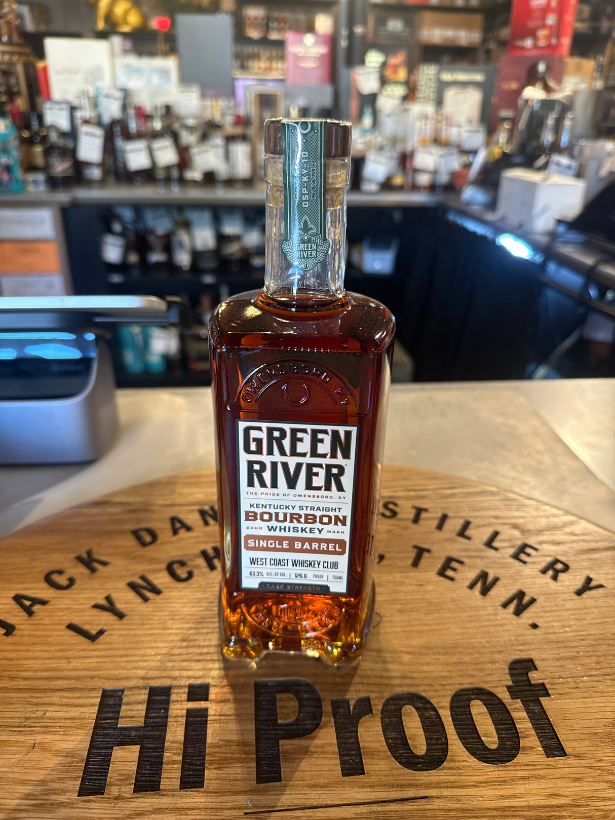 Green River Single Barrel Bourbon WCWC Pick 19-E09-75 750ml