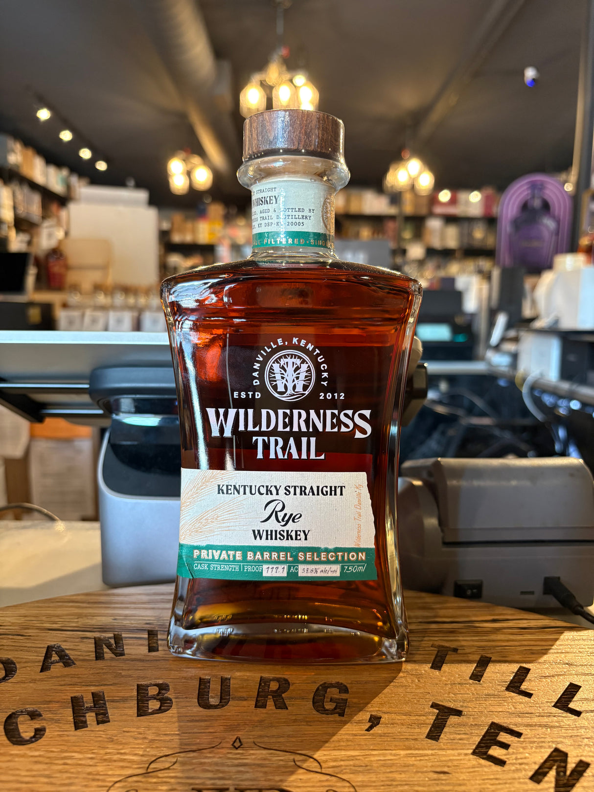 Wilderness Trail Kentucky Straight Rye Hi Proof Store Pick #790974 111.1 Proof Whiskey 750ml