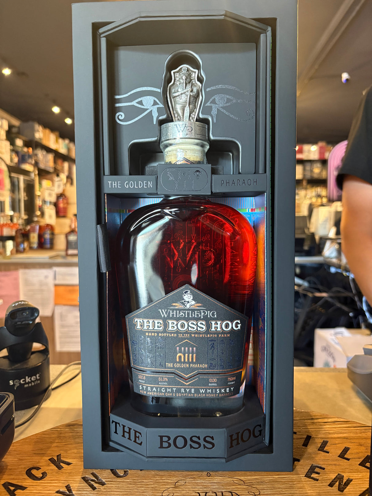 WhistlePig The Boss Hog XIII The Golden Pharaoh Straight Rye Whiskey 102.6 Proof 750ml