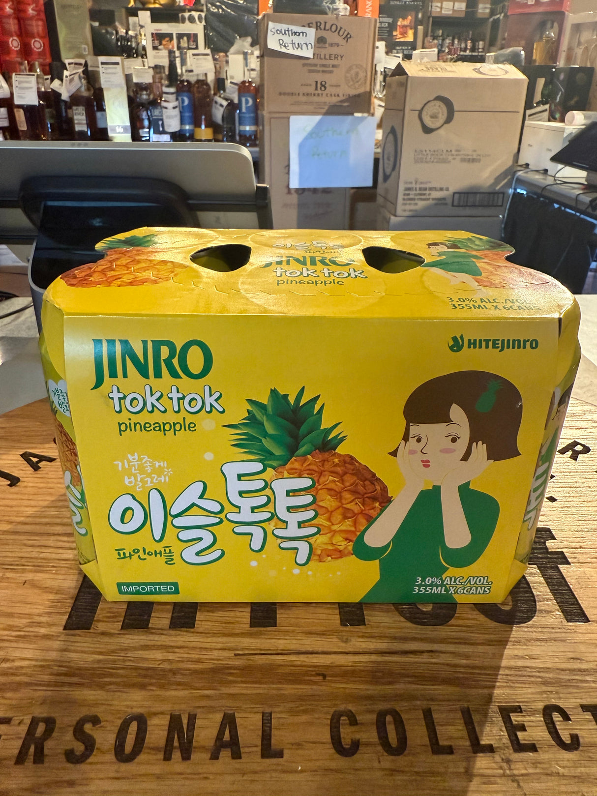 Jinro Cocktail Tok Tok Pineapple 6pk * 355ml