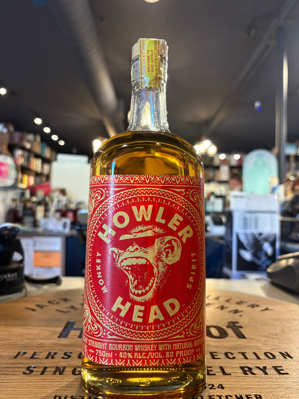 Howler Head Banana-Infused Bourbon Whiskey 750mL