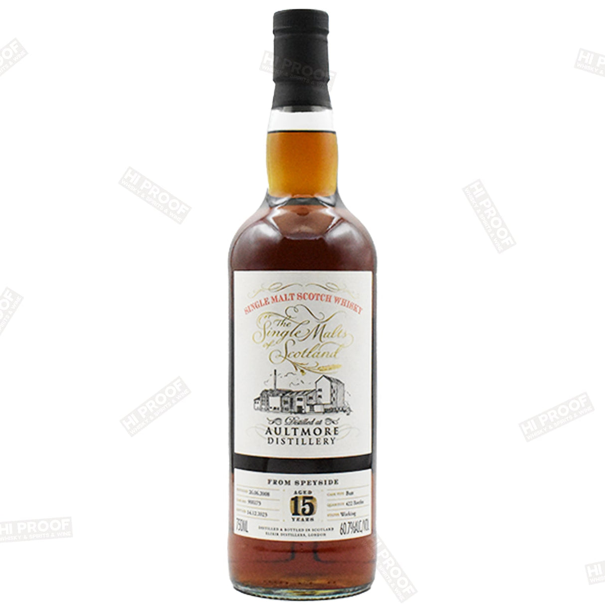2008 Aultmore 15 Year Old The Single Malts Of Scotland Scotch Whisky - Hi Proof - The Single Malts Of Scotland