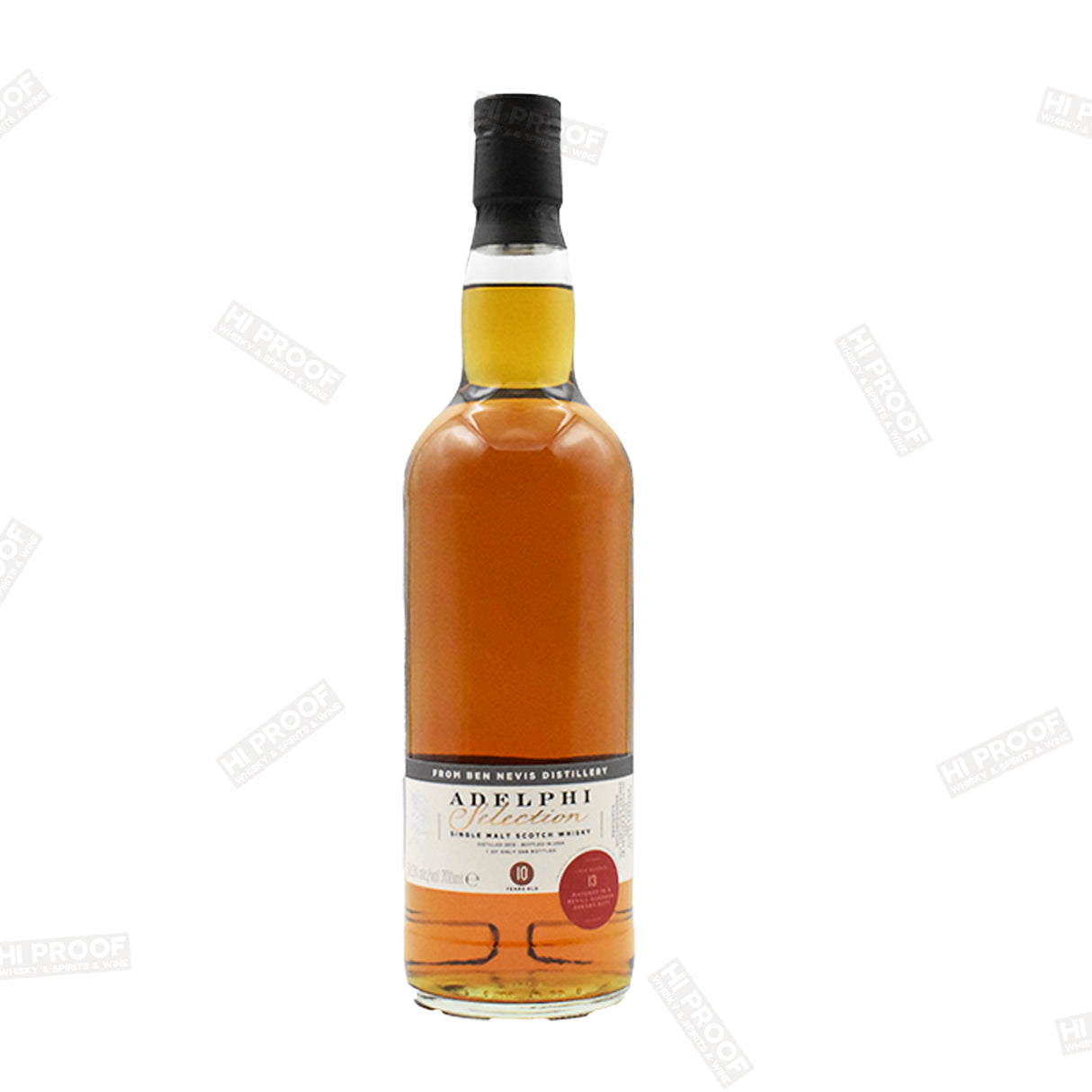2013 Ben Nevis Adelphi 10 Year Old Refill Oloroso Sherry Butt Cask Strength Single Malt Scotch Whisky 700ml
