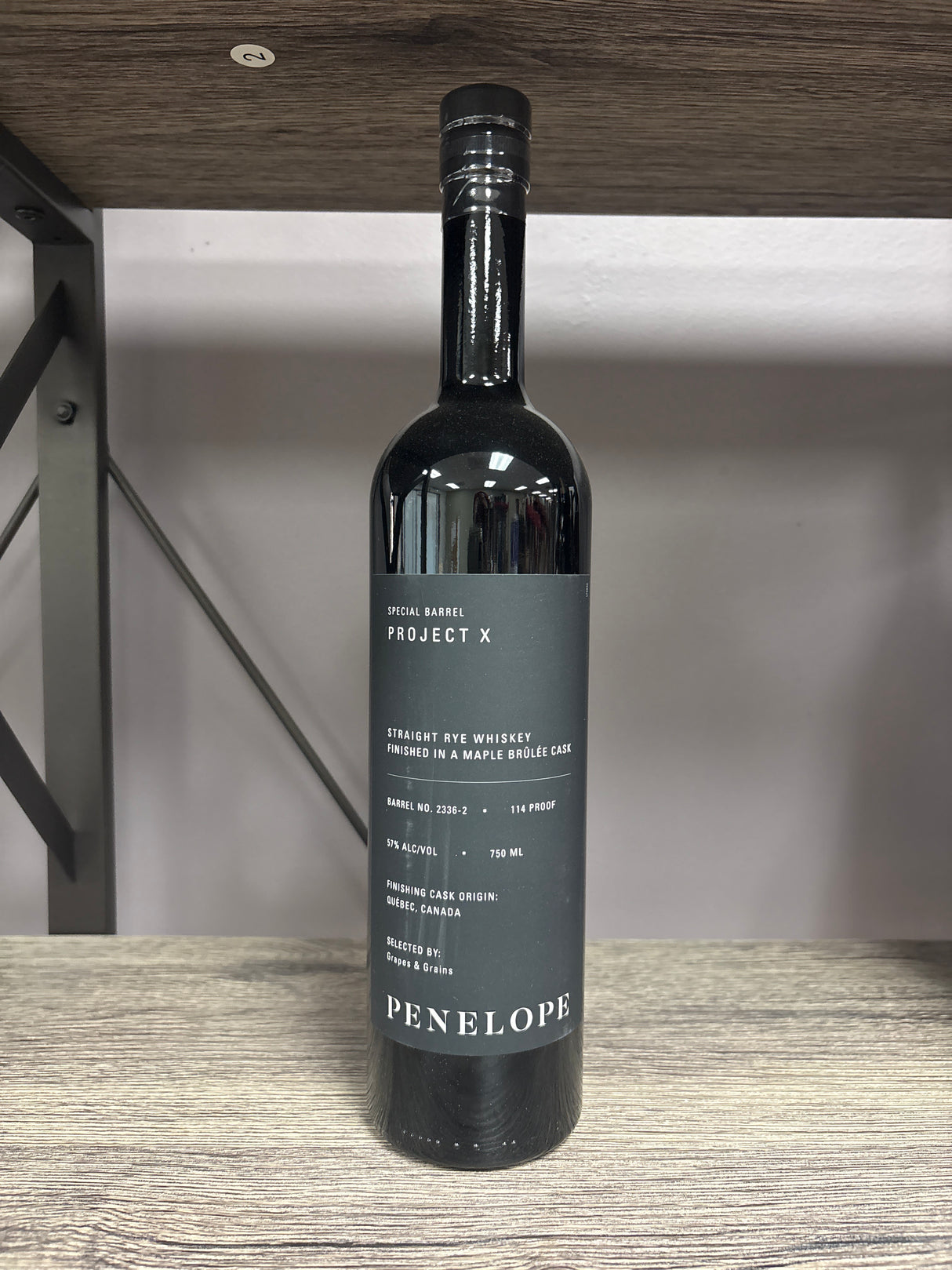 Penelope Bourbon Project X Cognac Maple Brûlée Toasted Rye 750ml