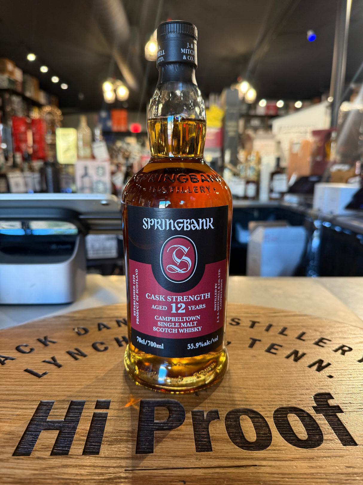 Springbank 12 Year Old Cask Strength 111.8 Proof Campbeltown Single Malt Scotch Whisky