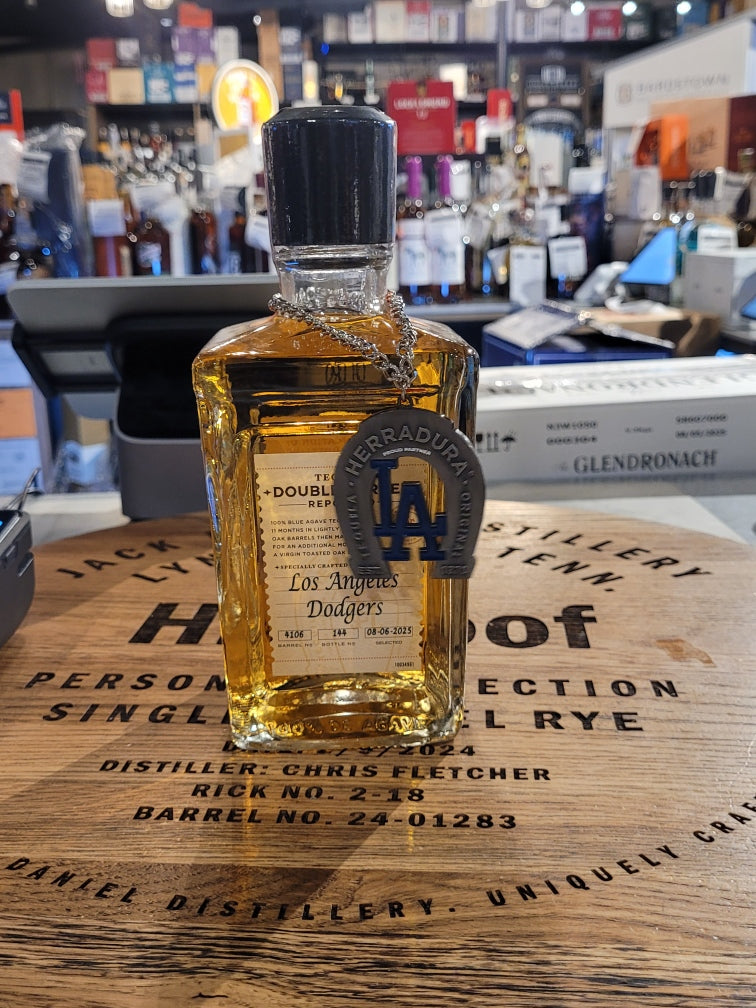 Herradura Double Barrel Reposado LA Dodgers Edition 750mL