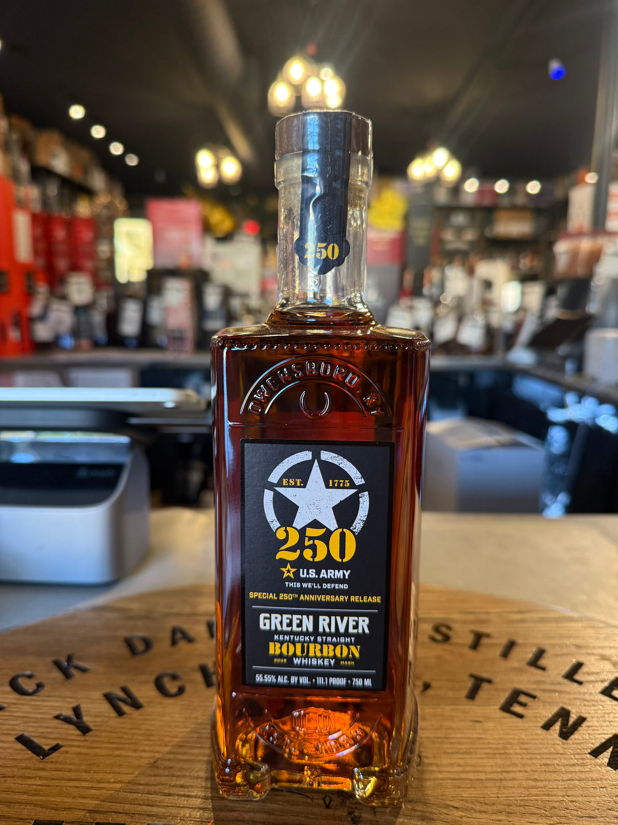 Green River US ARMY 250th Anniversary 111.1 Proof Special Release Bourbon 750mL