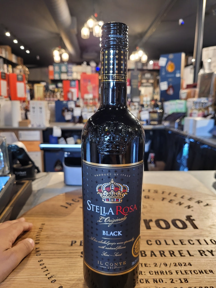 STELLA ROSA BLACK RED SEMI-SWEET RED WINE 750mL