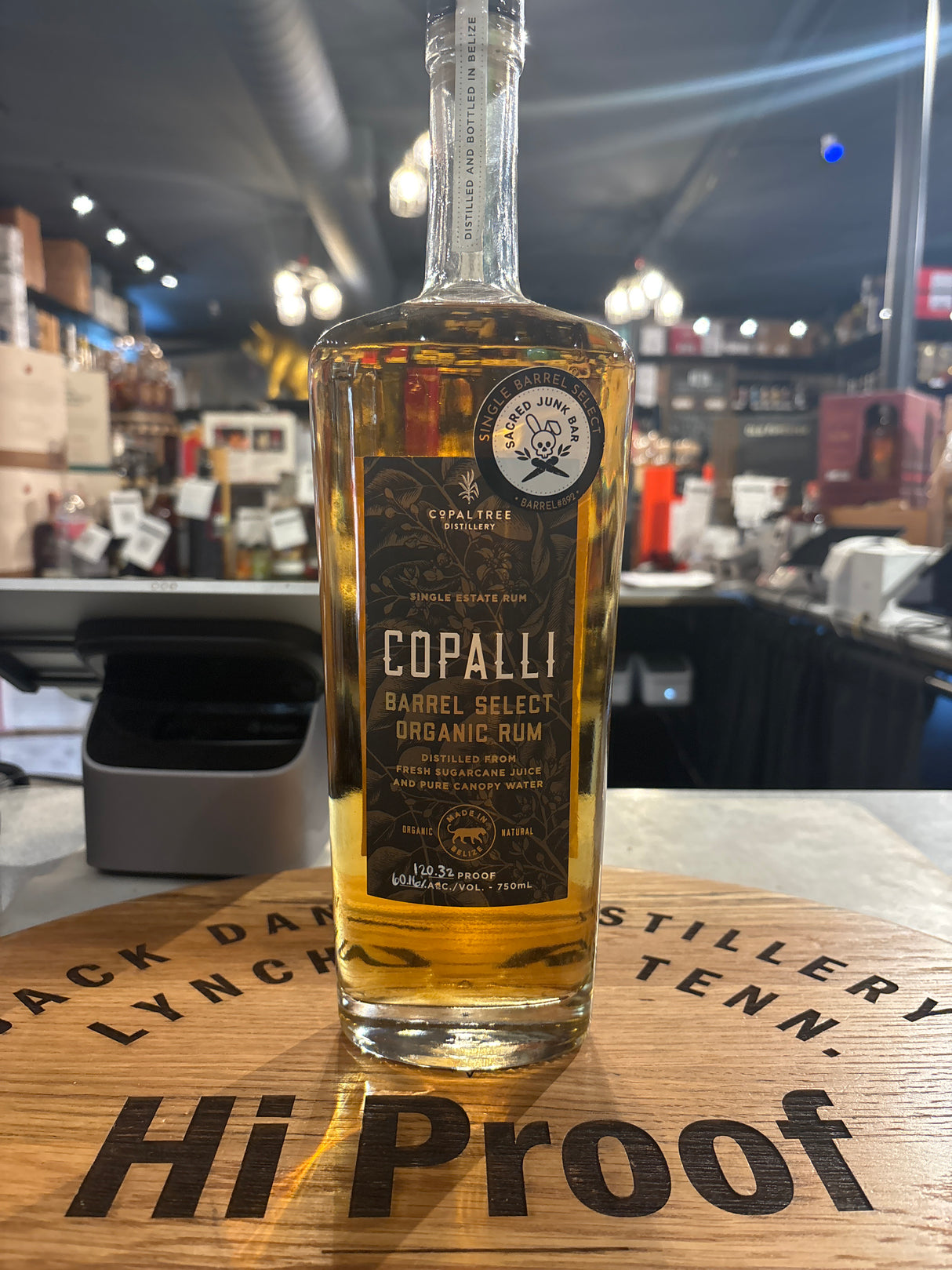Copalli Barrel Rested Cask Strength Rum (SACREDJNK) 750ml
