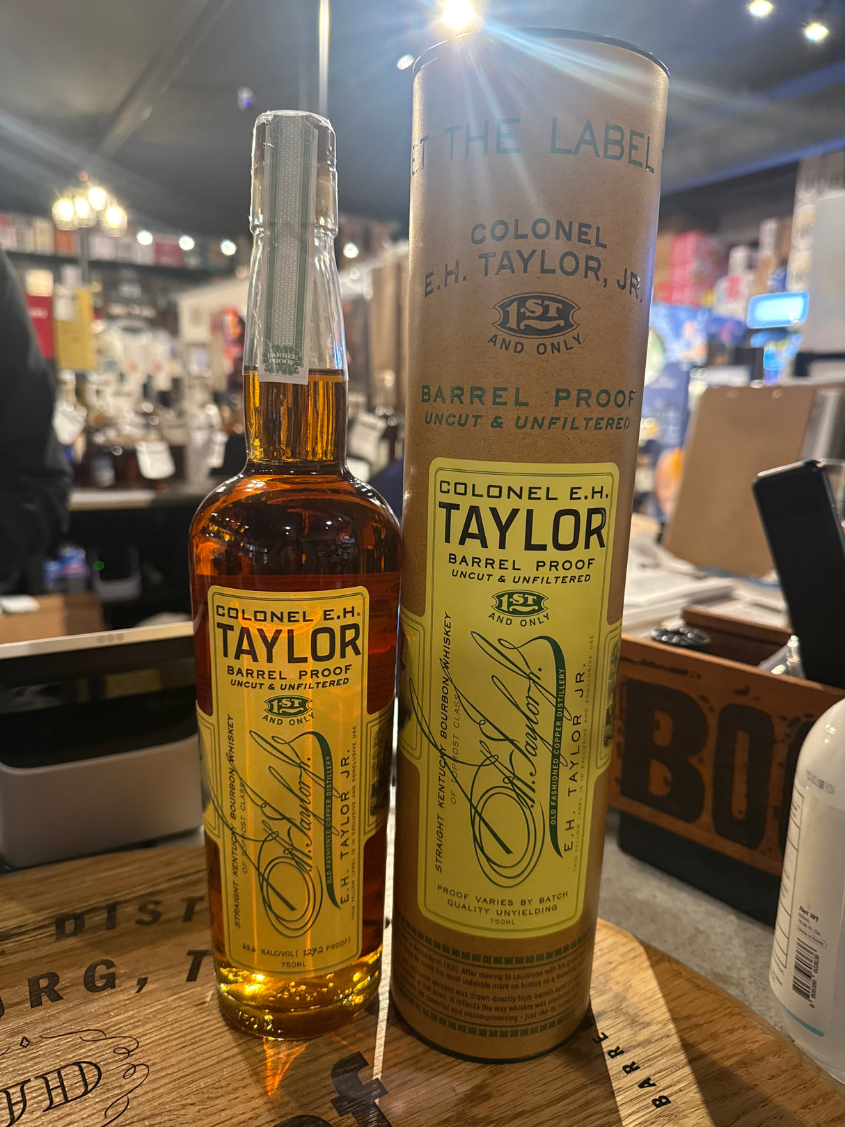 E.H Taylor Jr. Barrel Proof 127.2 proof batch 14 (SPEND $240 SAZERAC, GET IT FOR $99.99)