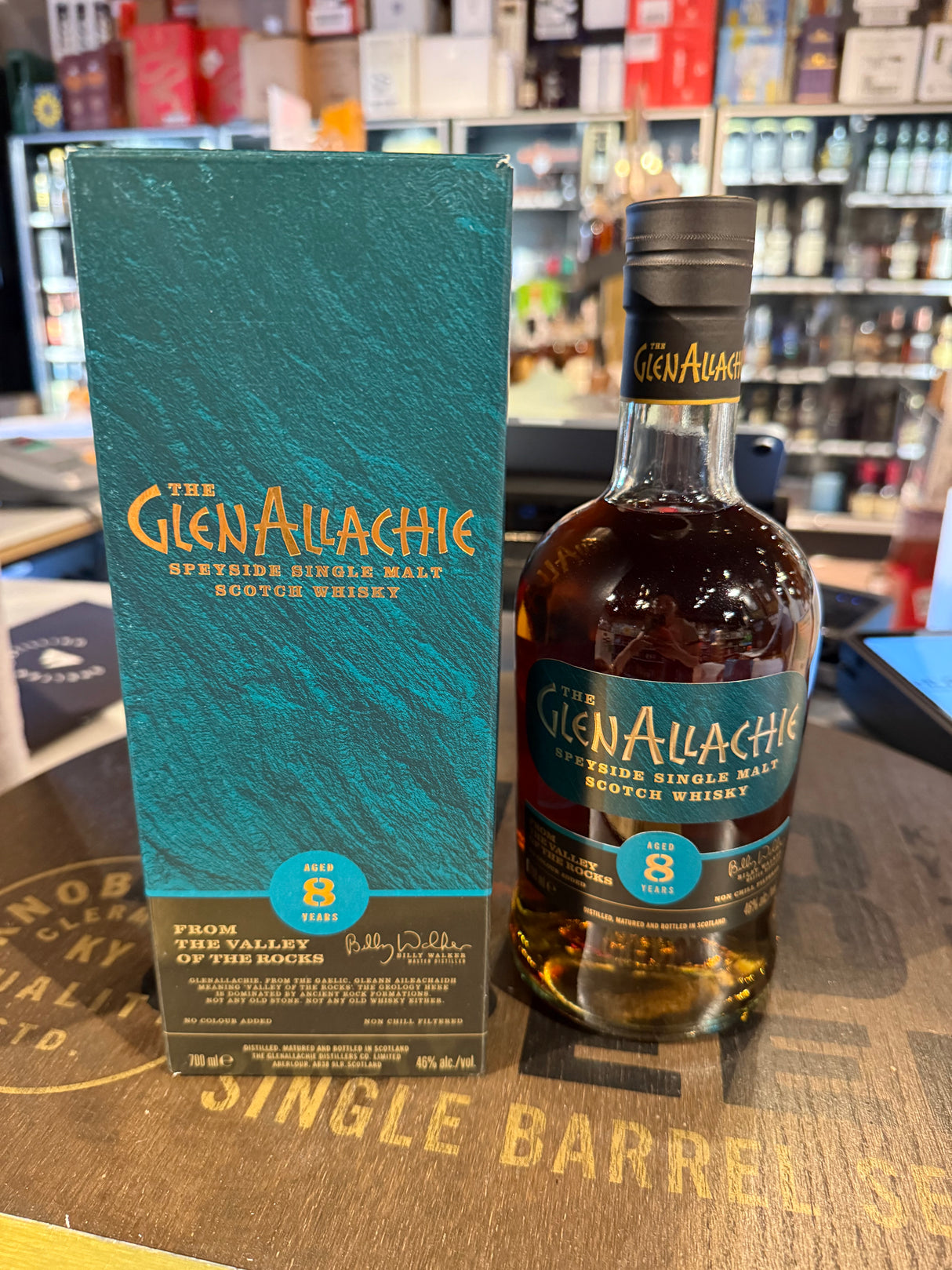 The Glenallachie 8 Year Speyside Single Malt 46% Alc 700mL