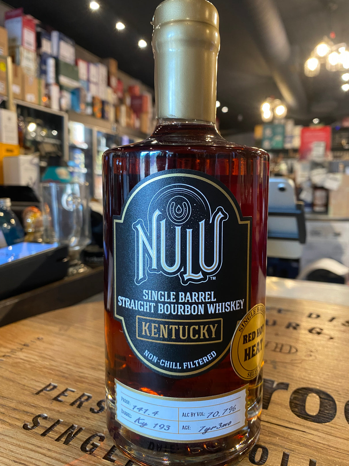 Nulu 7 Year Hazmat Bourbon 141.4 Proof KY193 750mL (NEW)