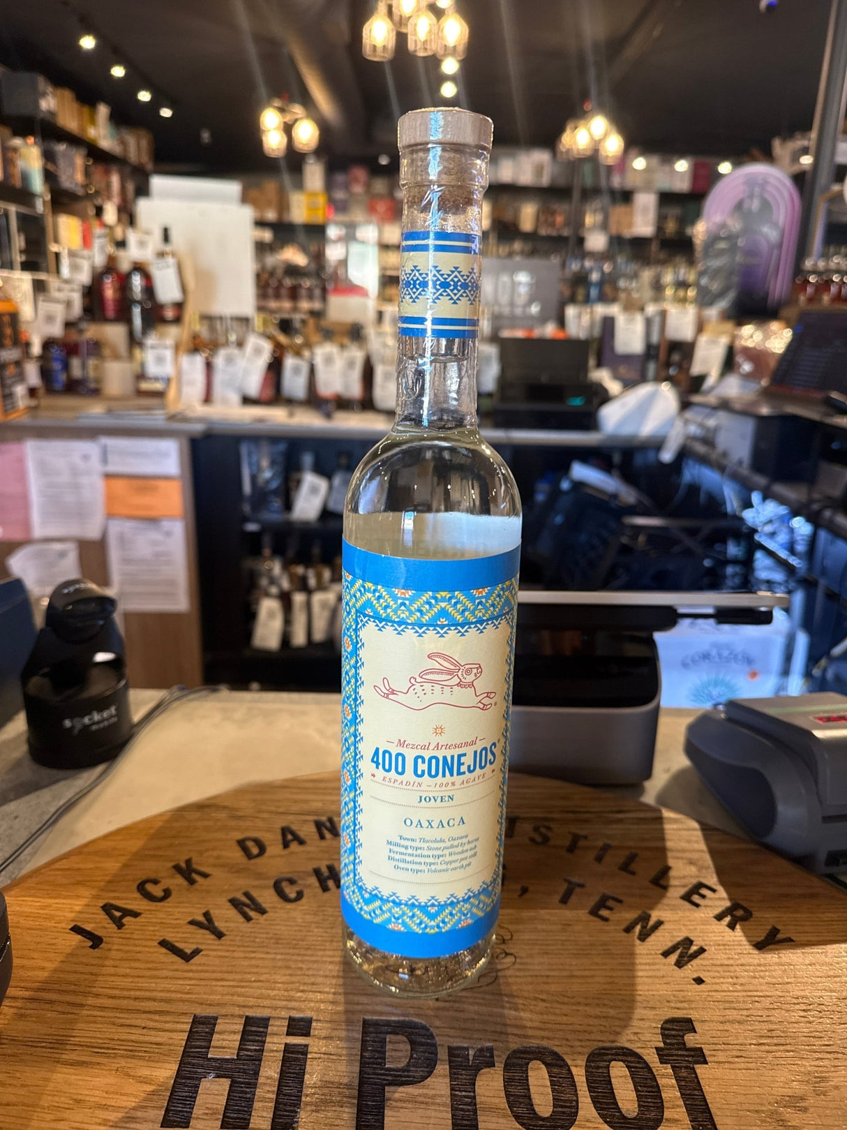 400 Conejos Espadín Mezcal Joven 750ml 80 Proof - Hi Proof - Conejos