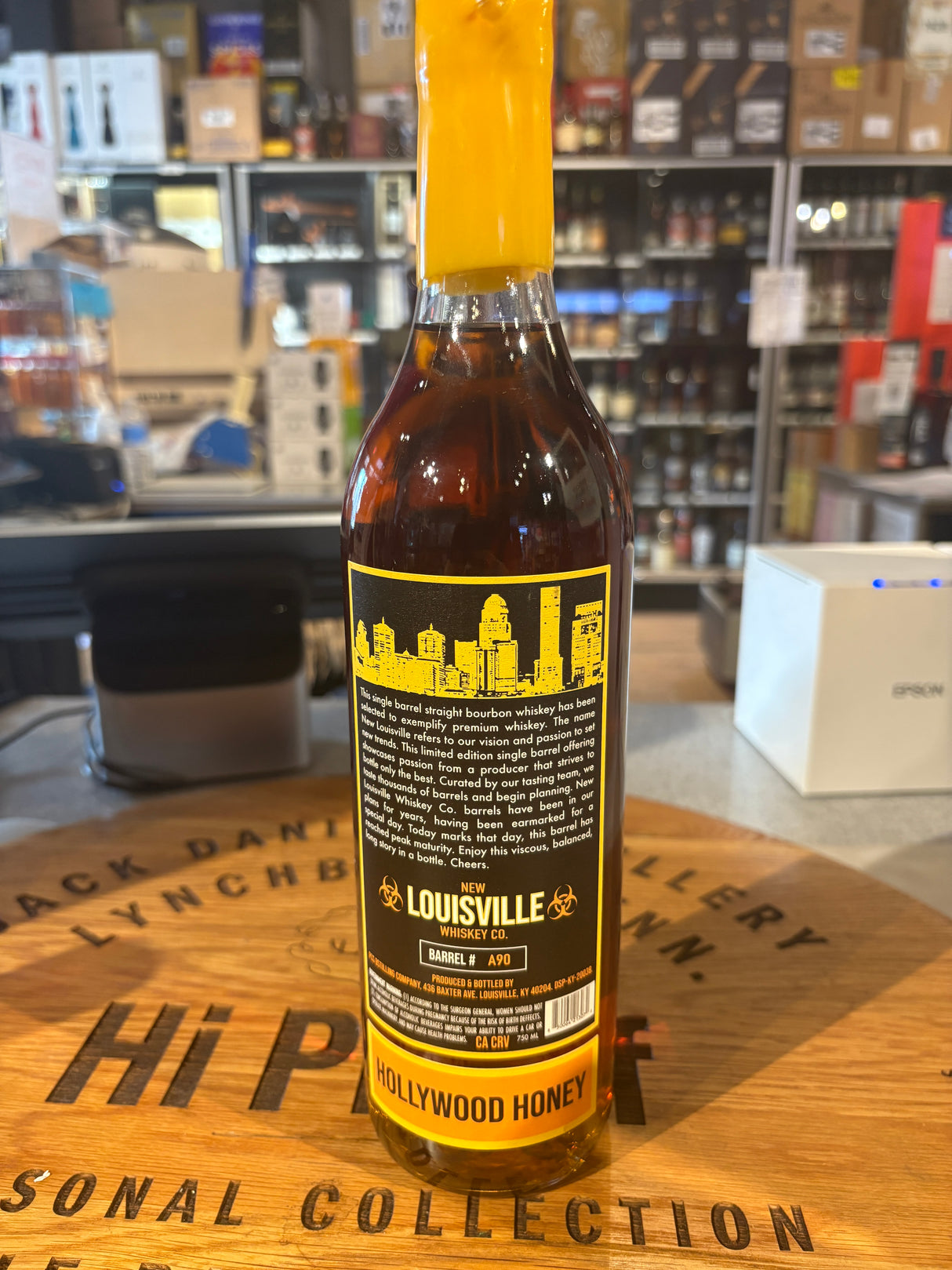 New Louisville 10 Yr Bourbon Hollywood Honey 140.2PROOF