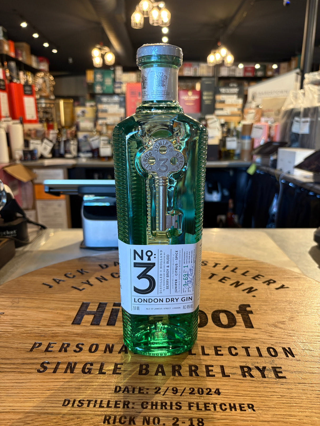 NO.3 LONDON DRY GIN 92 PROOF 750mL