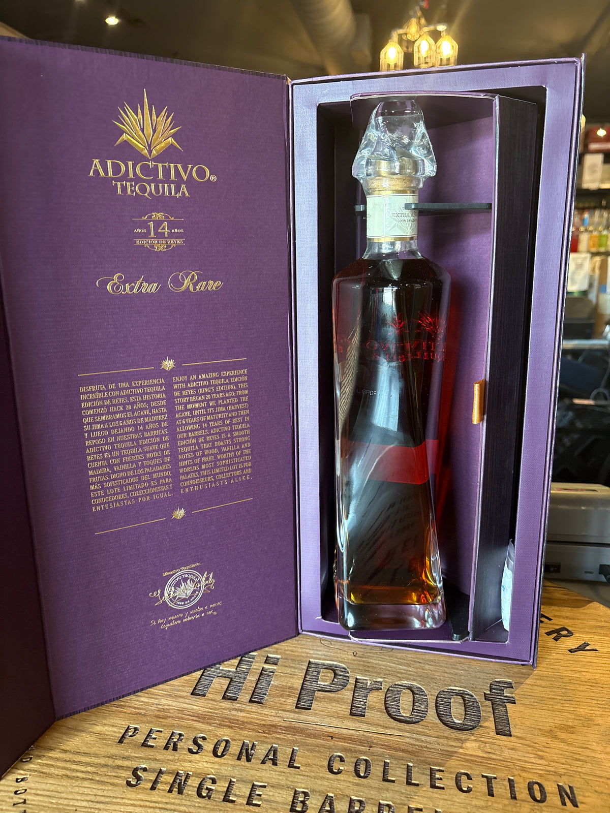 Adictivo 14 Year Extra Añejo Tequila 750ml | Clear Bottle