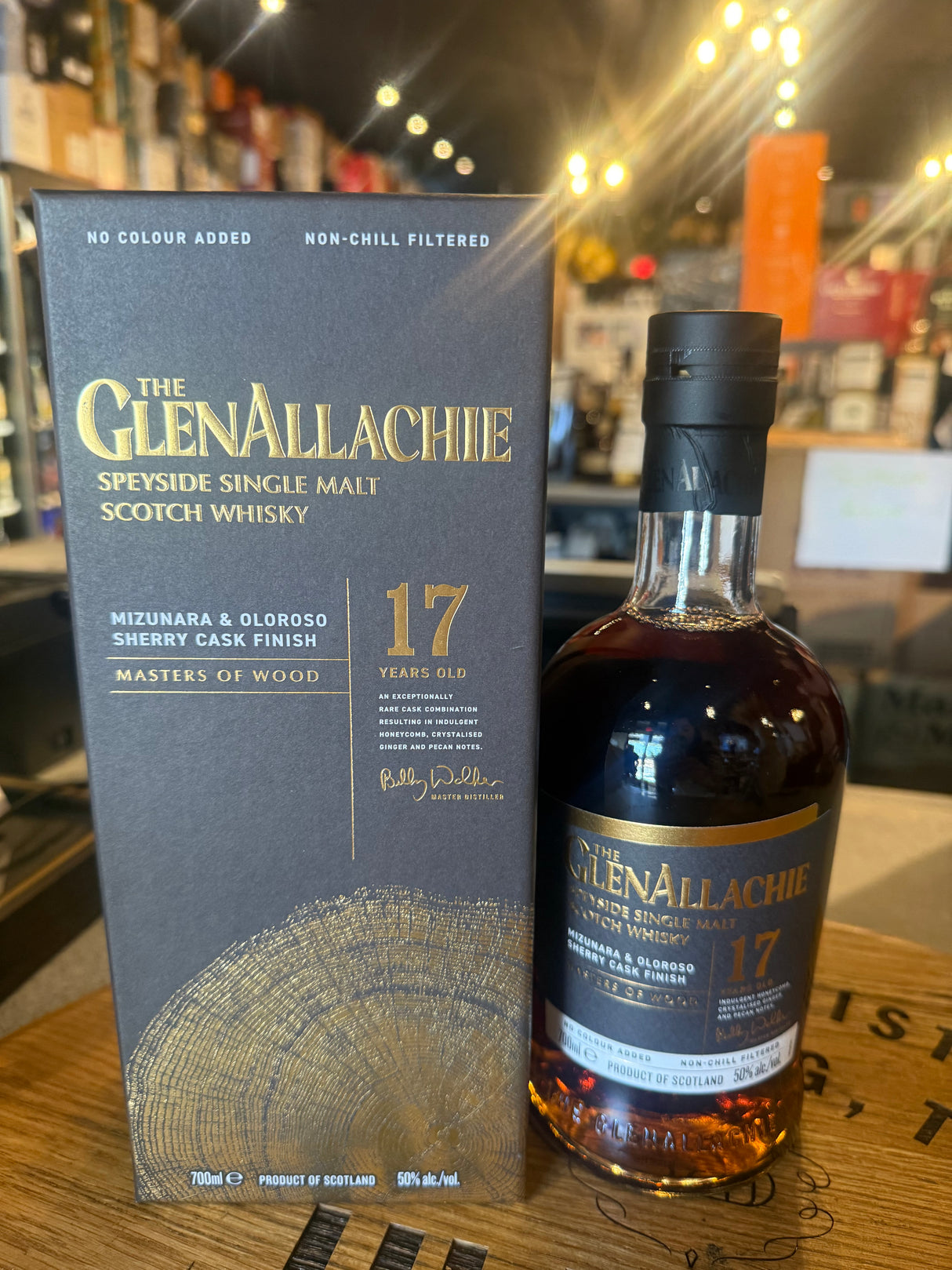 The GlenAllachie 17 Year Old Mizunara & Oloroso Finish 50% Alc 700ml