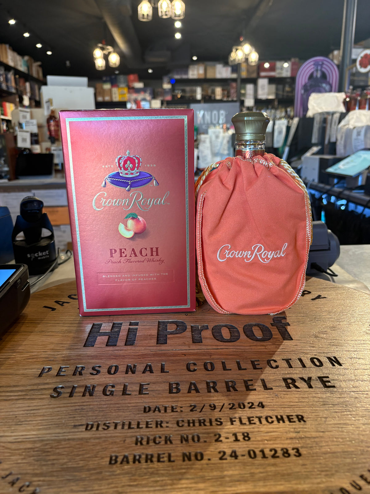 Crown Royal Peach Flavored Canadian Whisky 750ml
