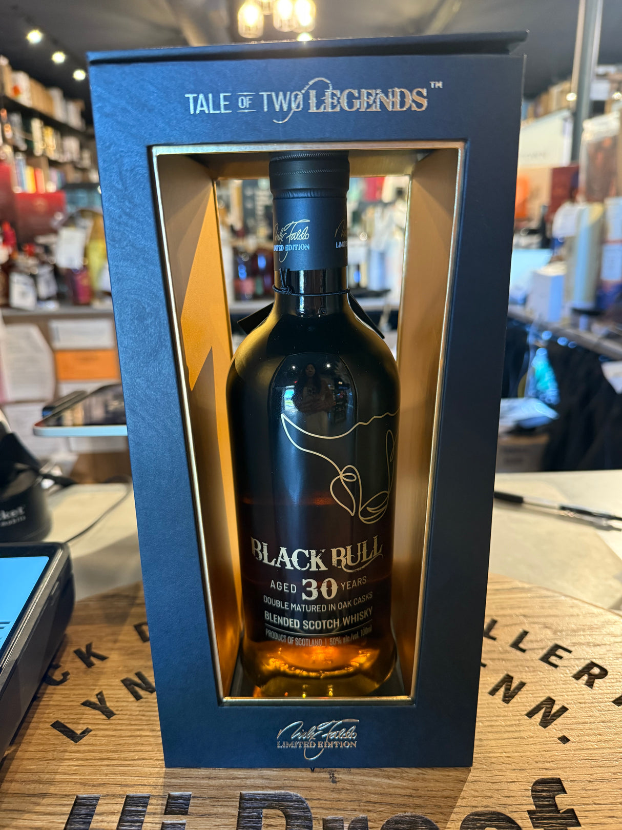 Black Bull Aged 30 Years Double Matured in Oak Casks Blended Scotch Whisky 700mL