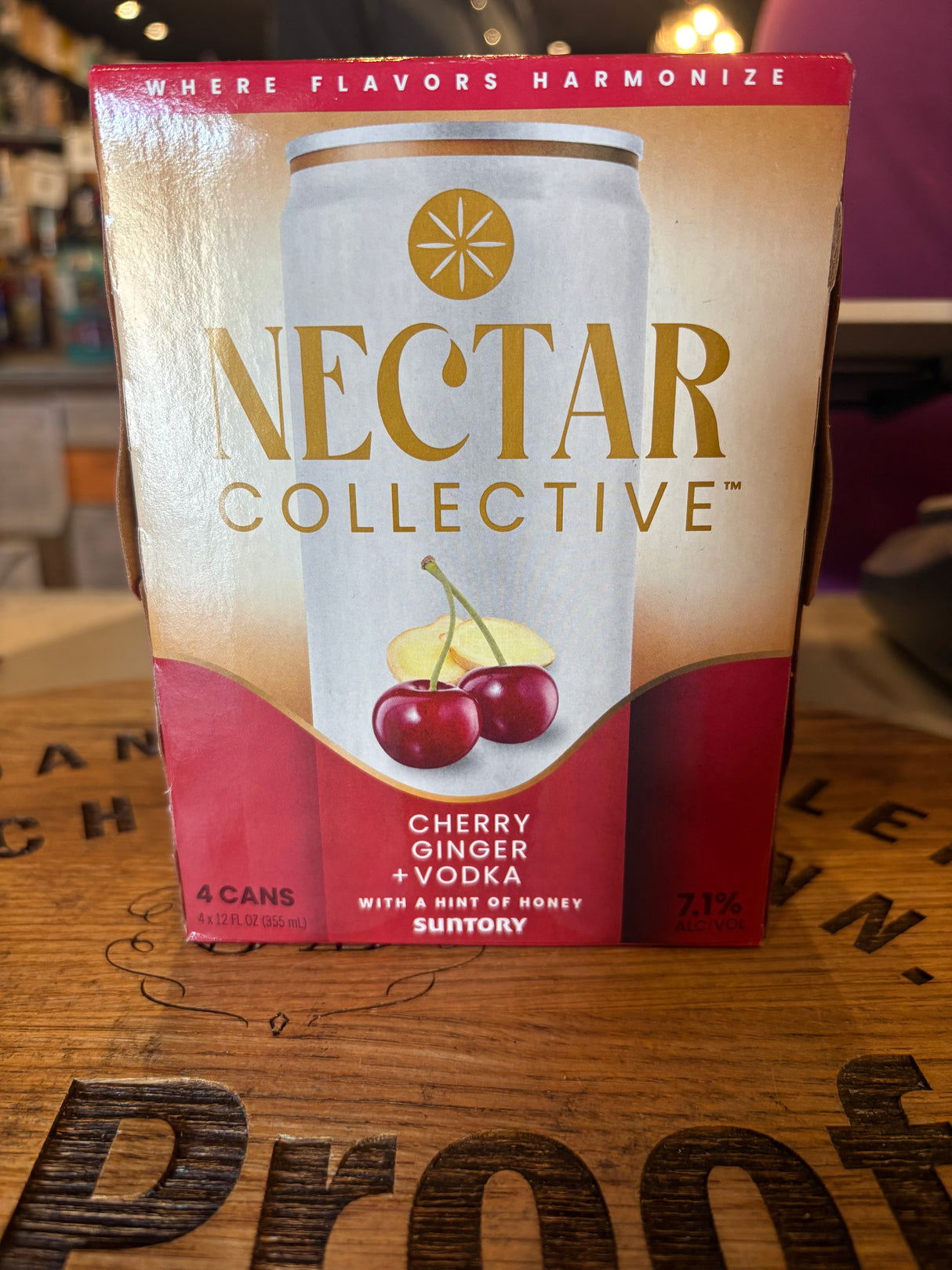 Nectar Collective Cherry Ginger Vodka Cocktail 4pk/12 Fl Oz Cans