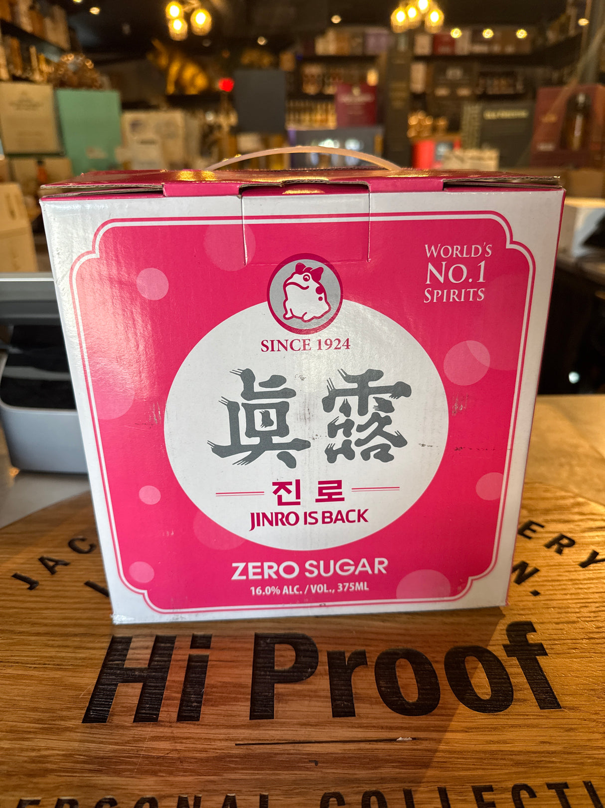 JINRO IS BACK ZERO SUGAR 375ml (6Pack) 진로 이즈 백 제로 슈거 6팩