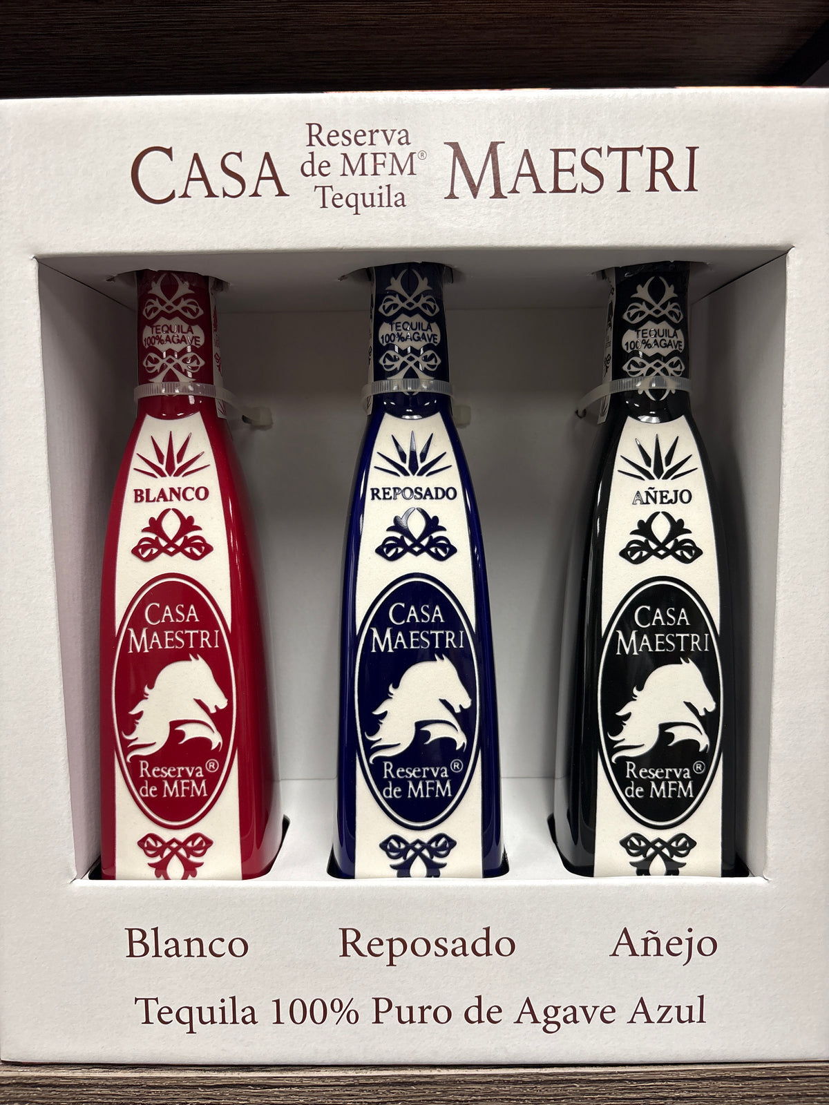 Casa Maestri Tri-Pack Tequila 375ml | Blanco Reposado Añejo