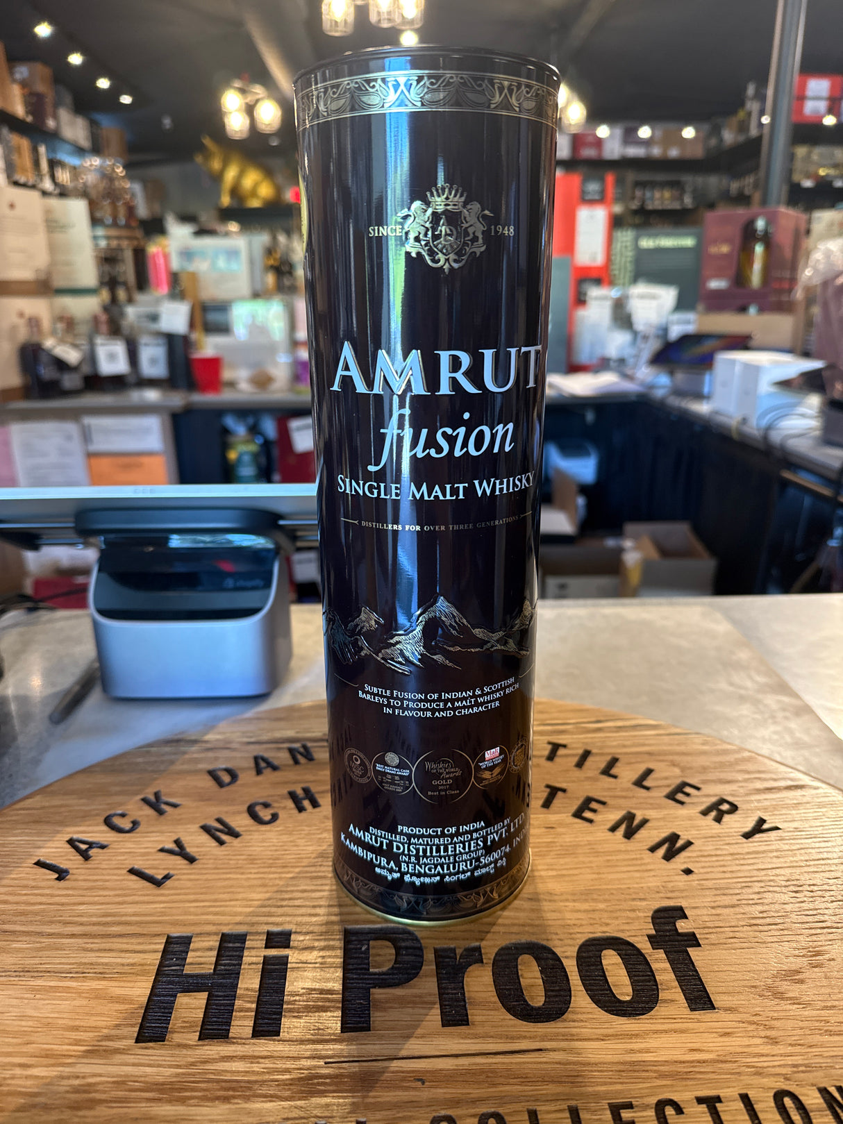 Amrut Fusion lndia Single Malt Whiaky 750ml 50% alc