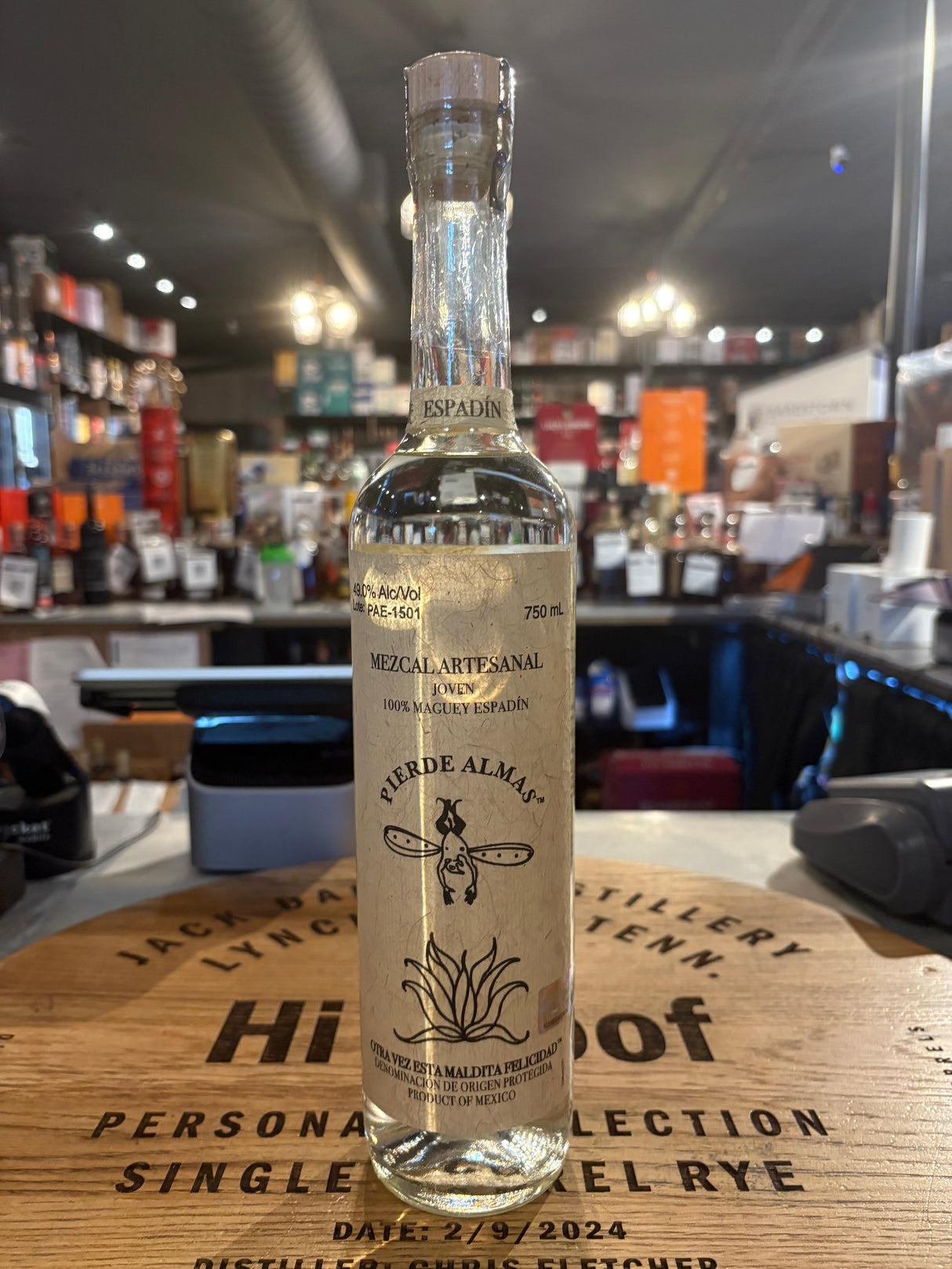 Pierde Almas Mezcal Espadín 98 Proof 750mL