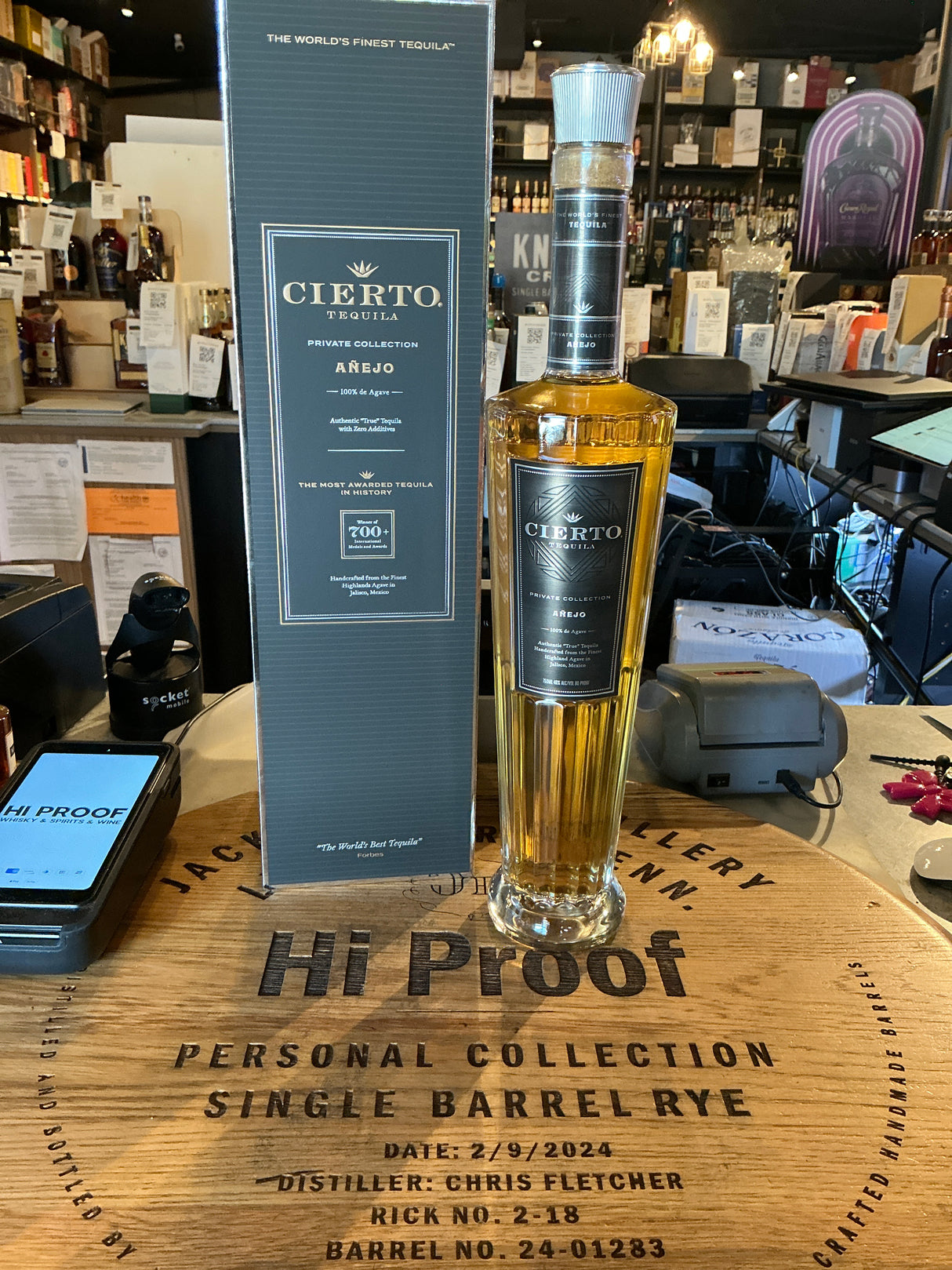 Cierto Tequila Anejo Private Collection 750ml