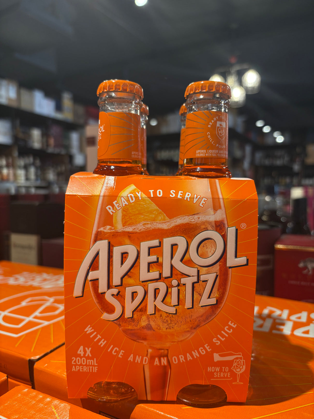 Aperol Spritz RTD 200ml 4pk