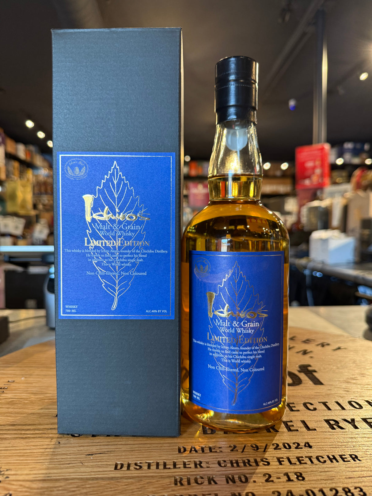 Ichiro's Malt & Grain Limited Edition World Blended Whisky 700ml Japanese Premium Whisky