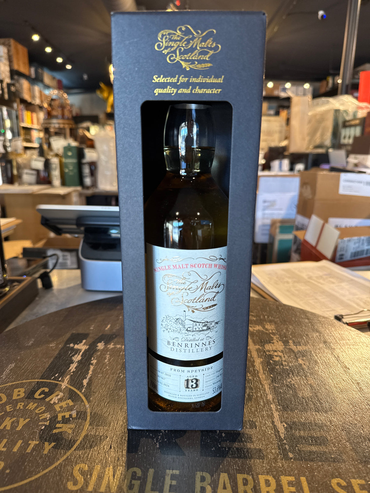 The Single Malts of Scotland -
Benrinnes 2010 13 year Cask #307467 53.6% alc 700ml