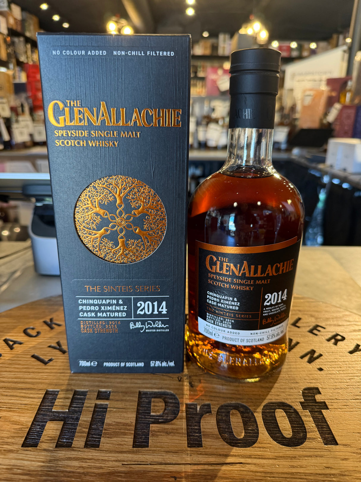 GlenAllachie The Sinteis Series 2014 Chinquapin & PX Cask Matured 700 ml 57.8% alc.
