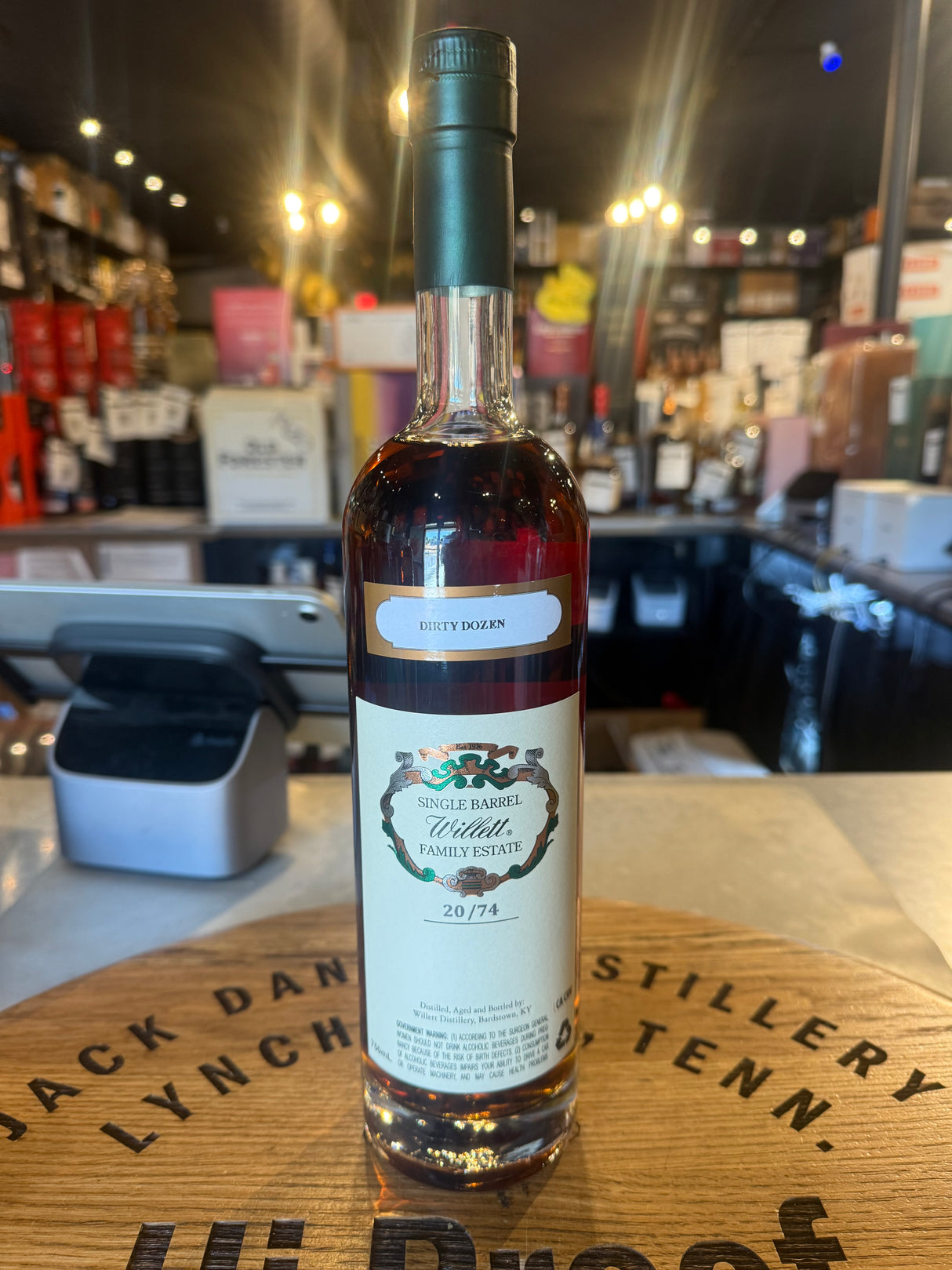 Willett Family Estate Rye 12 Year "Dirty Dozen" Barrel #2520 119.2 Proof 750mL