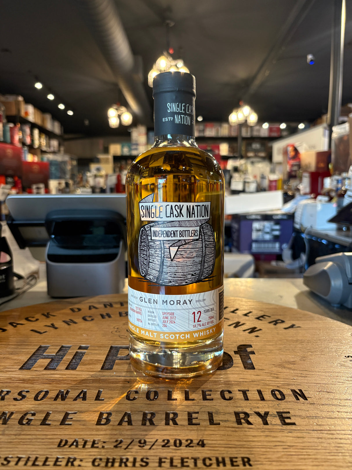 The Single Cask Nation Glen Moray 2012 12 Year Cask#180754 59.7 % Alc 750mL