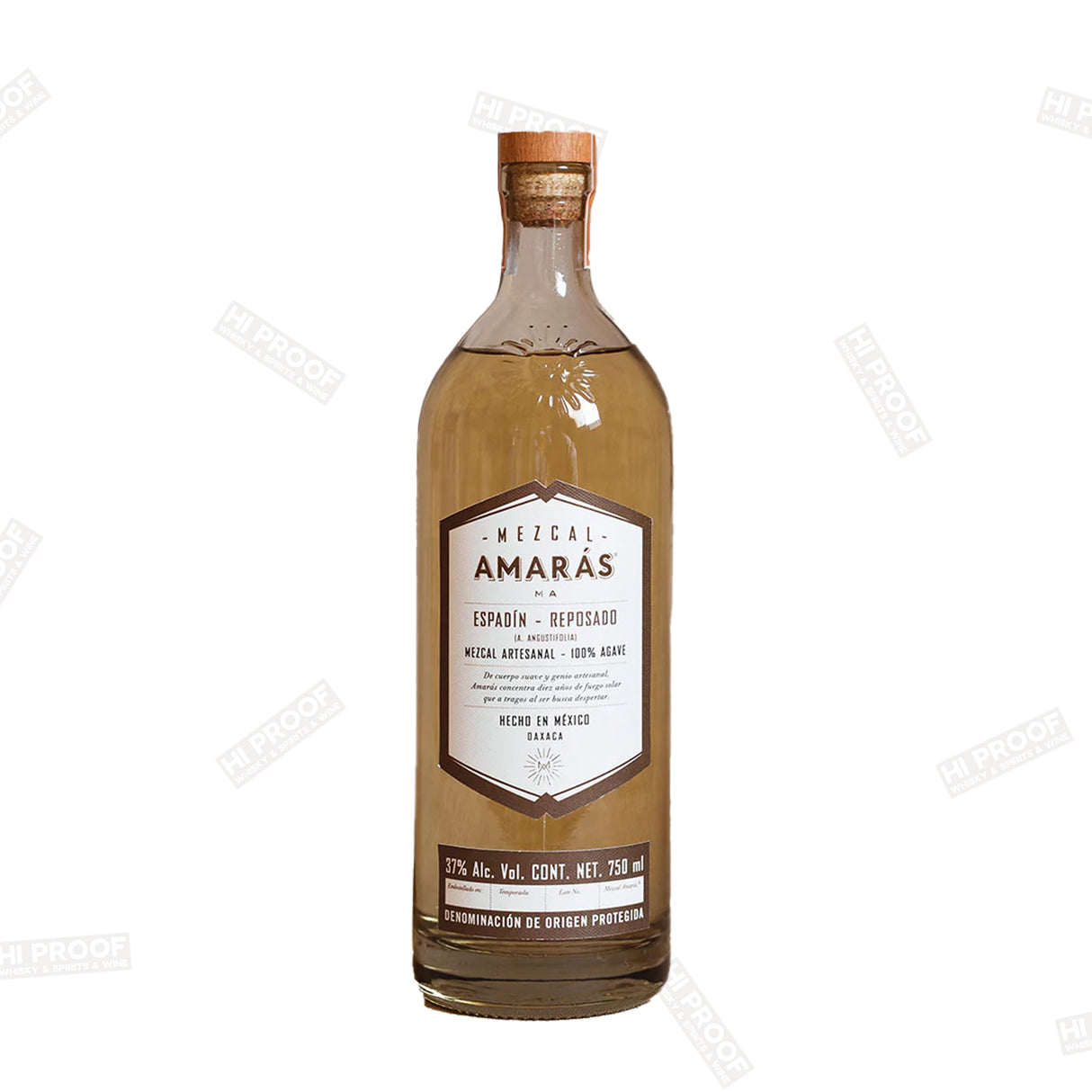 AMARAS REPOSADO ESPADIN MEZCAL 750ML