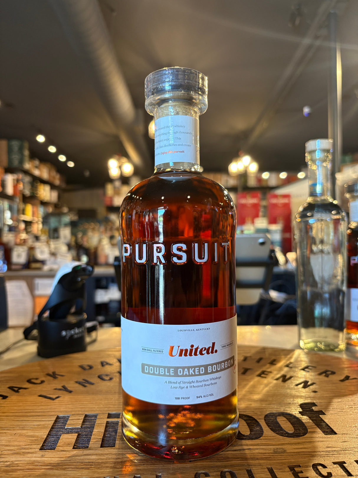 Pursuit United Double Oaked Bourbon 108 Proof 700 mL
