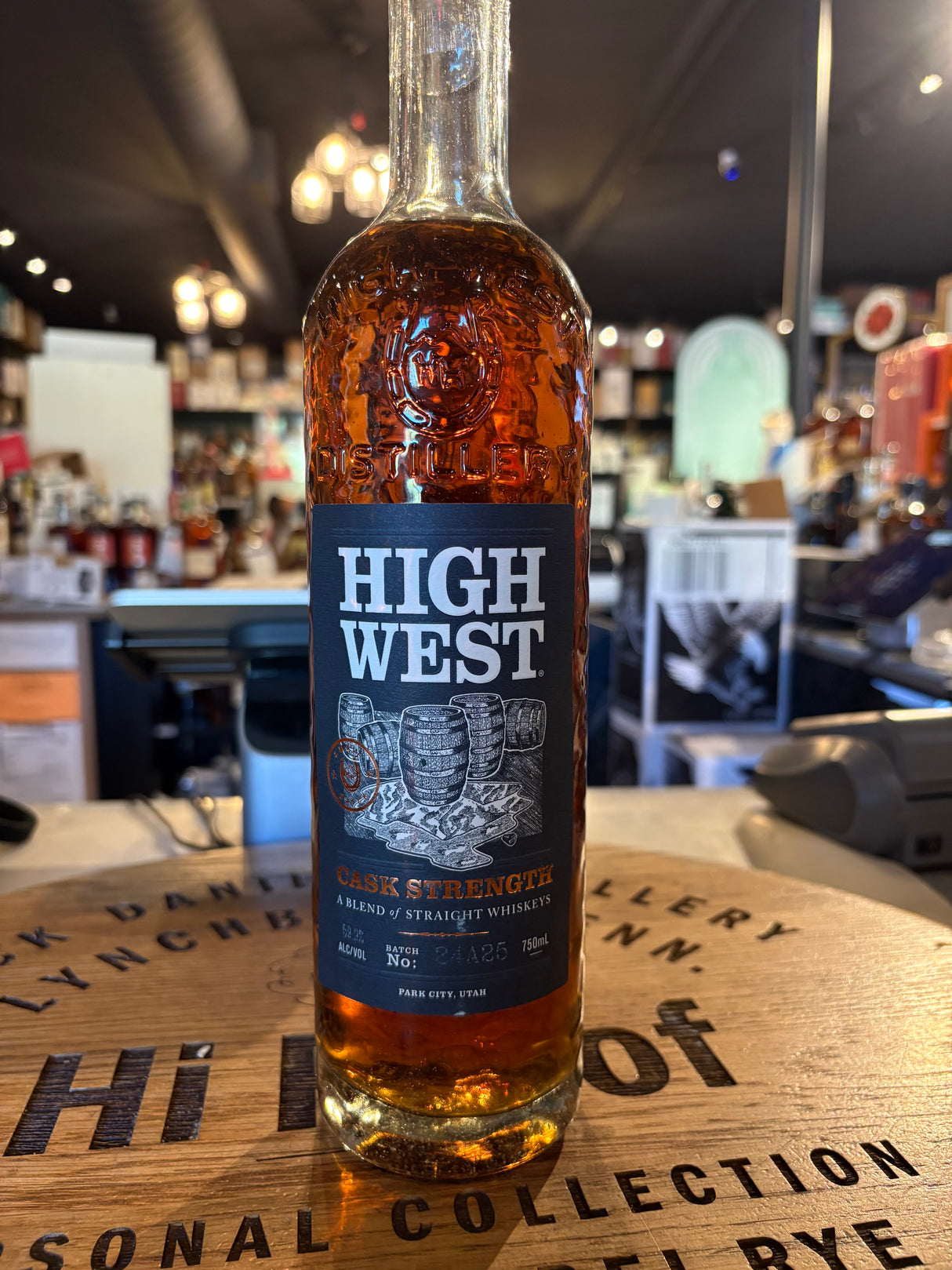 High West Cask Strength 119.8 Proof Bourbon Whiskey #25294 750ml