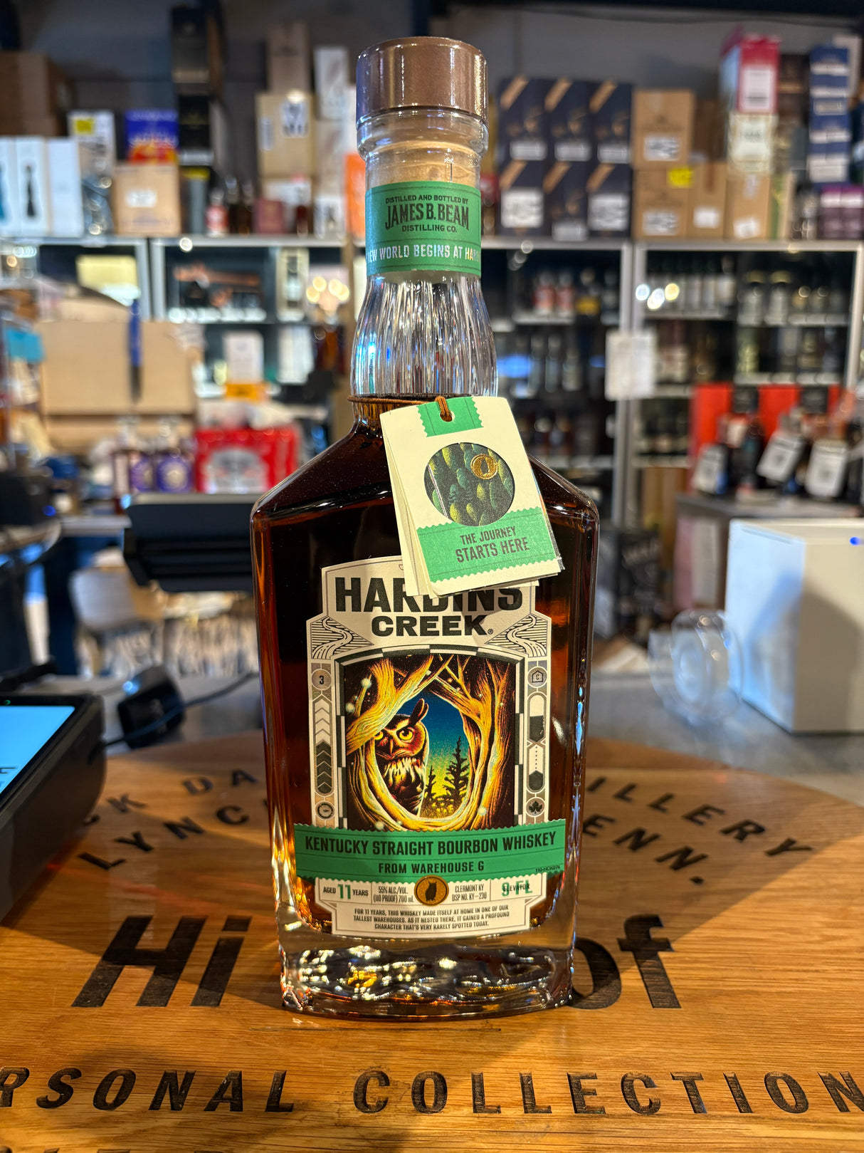 Hardin’s Creek Warehouse G, 110 proof, 700 mL “Rickhouse / Warehouse Series.”