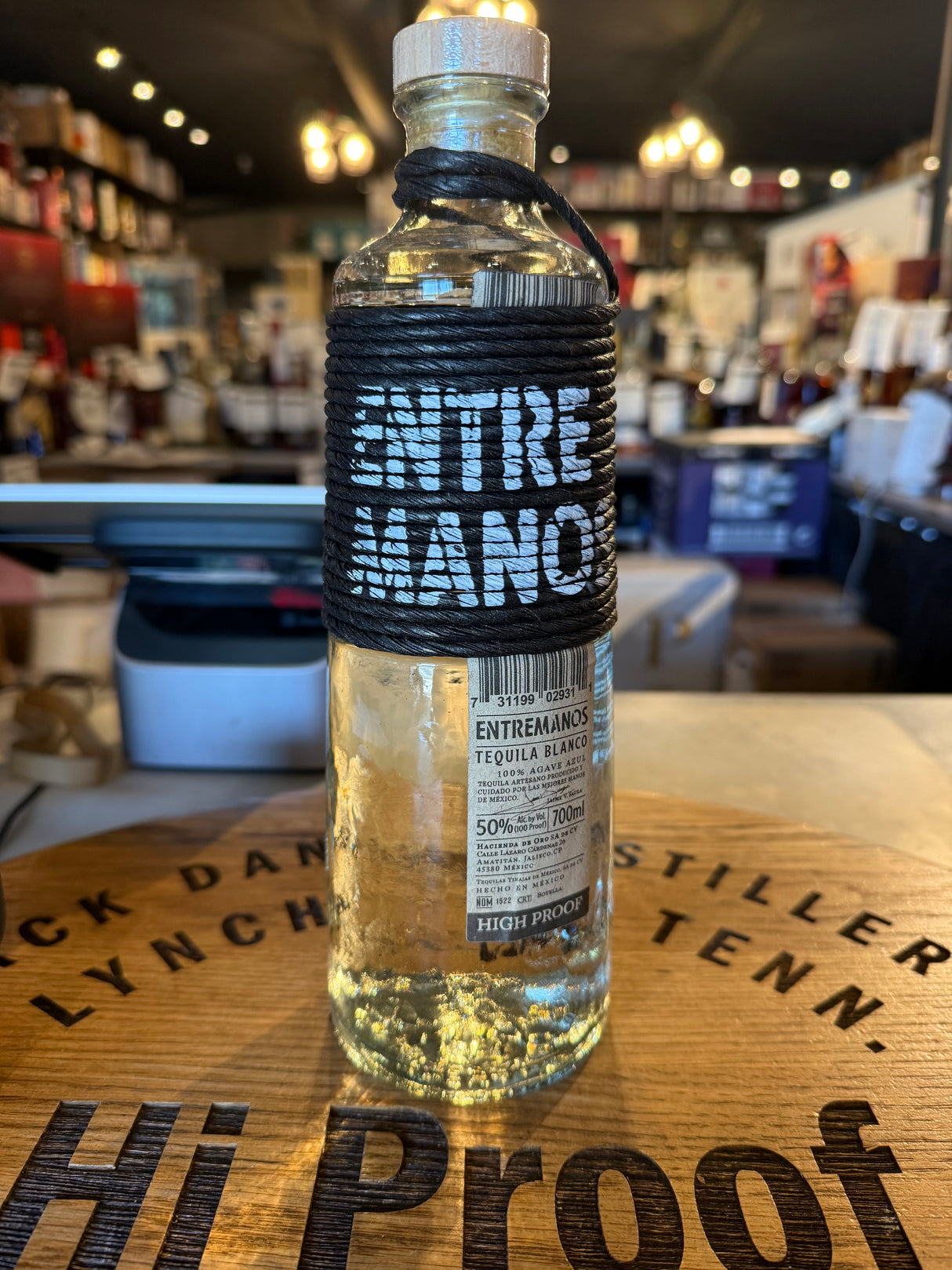 Entremanos Tequila Blanco High Proof 50% Alc 700mL