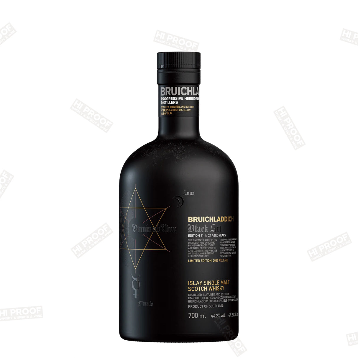 BRUICHLADDICH SCOTCH SINGLE MALT BLACK ART 11.1 ISLAY 700ML