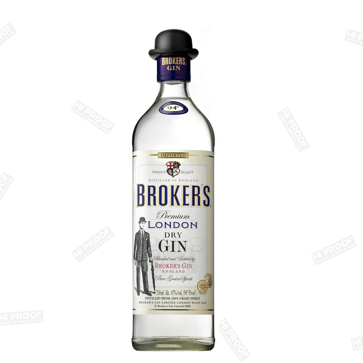 Brokers Premium London Dry Gin 750ML