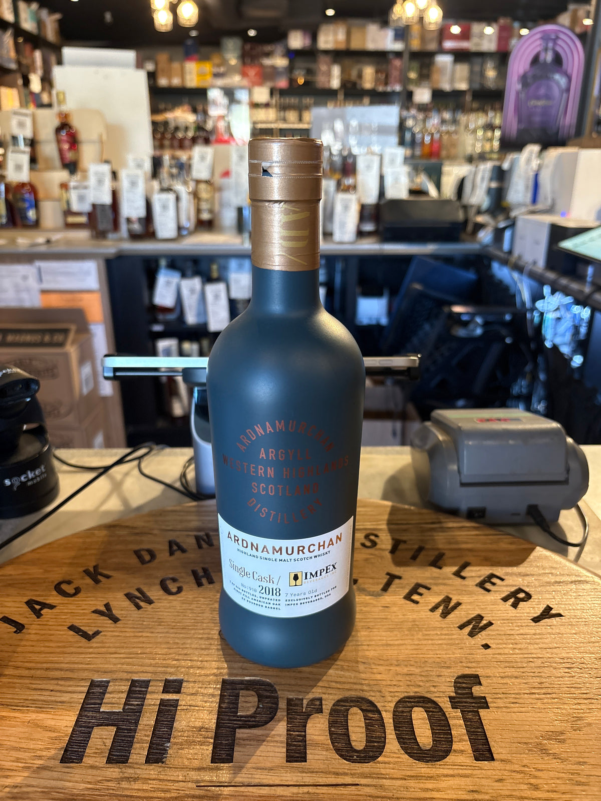 Ardnamurchan Single Cask #910 7 Year Old 2018 Unpeated Ex-Bourbon 59.7% 700ml