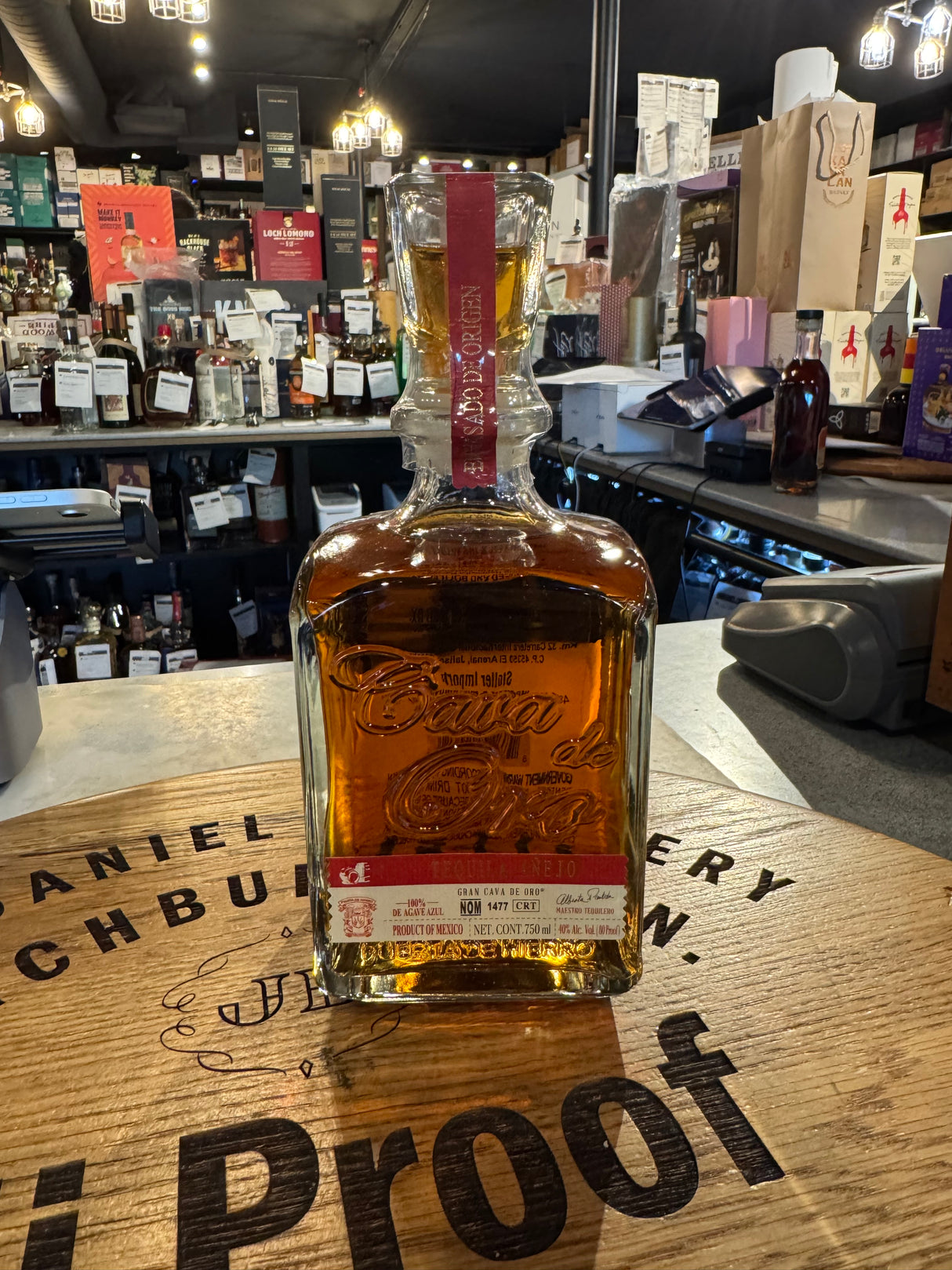 Cava De Oro Tequila Anejo 750mL