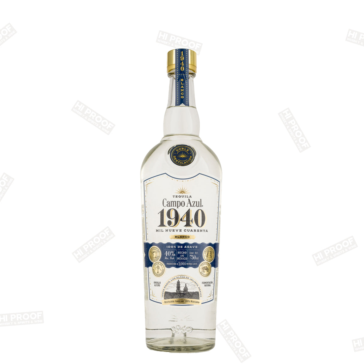 Campo Azul 1940 Blanco Tequila 750 ML