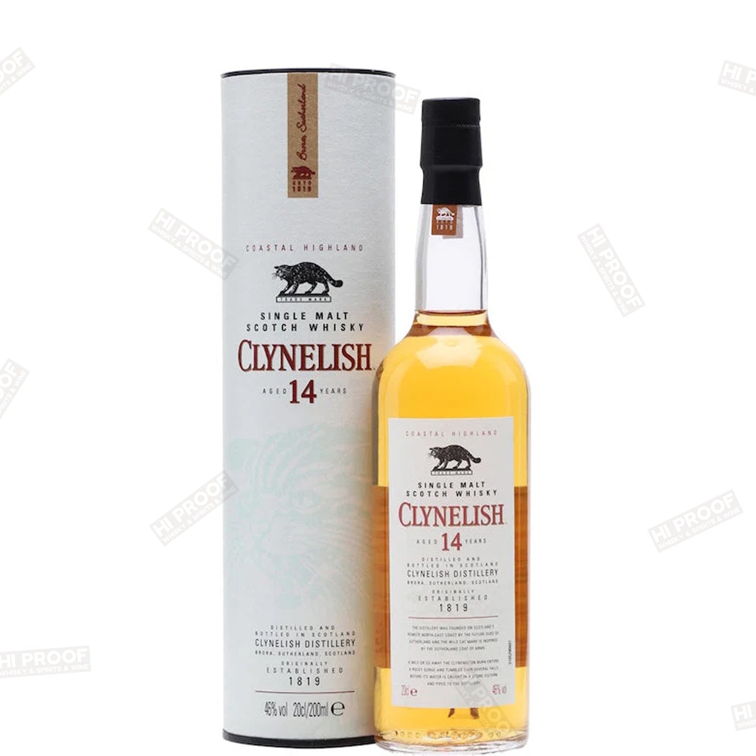 Clynelish 14 Year Single Malt Whisky 750ML – Hi Proof