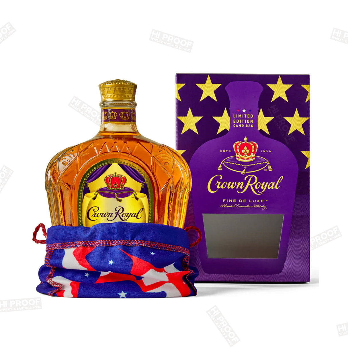 Crown Royal Limited Edition Camo Bag Whiskey